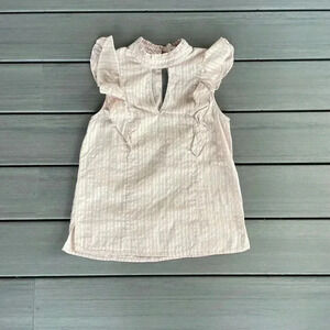 BCBGENERATION Women’s Sleeveless High Neck Ruffle Top Size XXS
